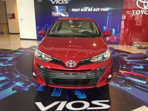 Màu xe Toyota Vios 2023 có 7 màu Đen Đỏ Bạc Xám Vàng Cát Trắng